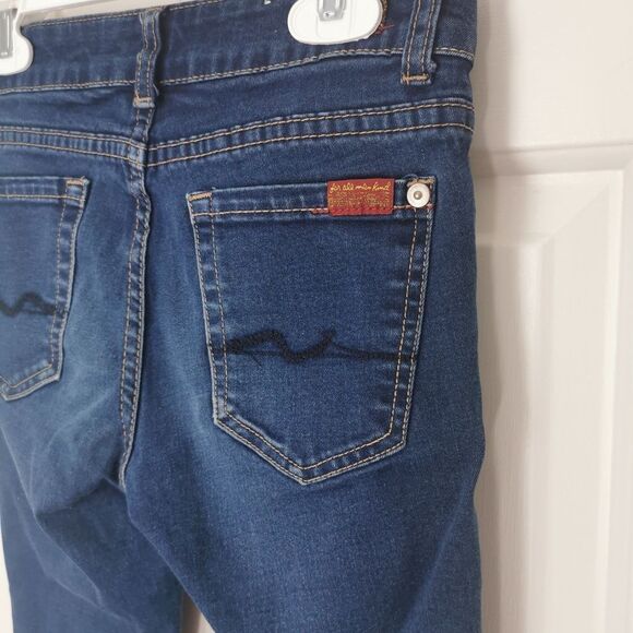 2/$40 7 for all mankind girls skinny jeans size 10 - Picture 4 of 5
